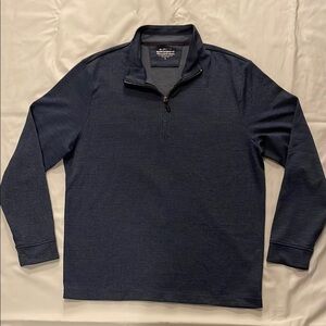 Men's Navy Quarter-Zip Pullover